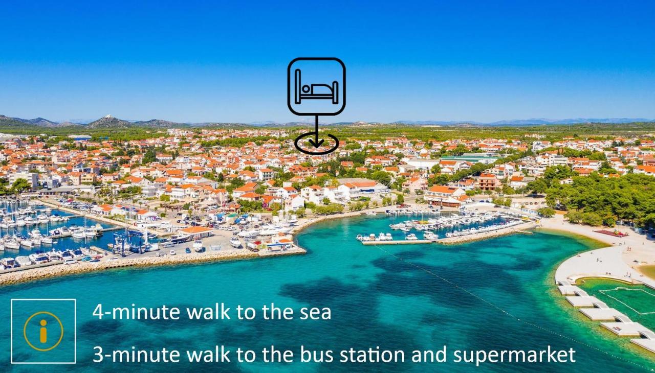 Sea Side Apartments Водице Екстериор снимка